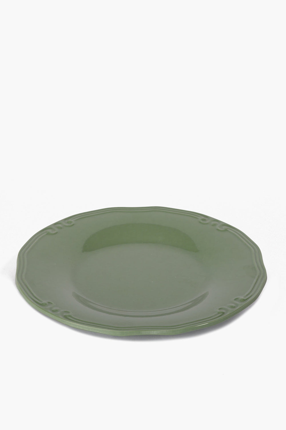Melamine Dinner Plate with Decorative Edge (21cm)