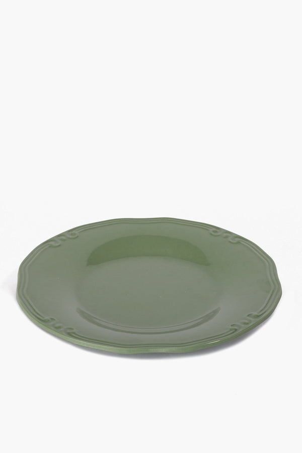 Melamine Dinner Plate with Decorative Edge (21cm)