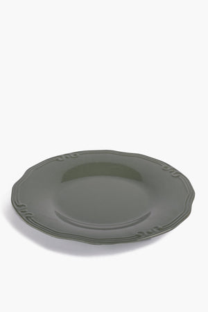 Melamine Round Plate with Decorative Edge (33cm)