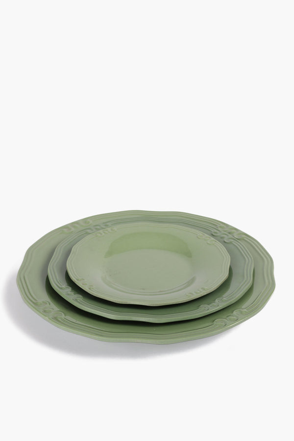 Melamine Side Plate with Decorative Edge (17cm)