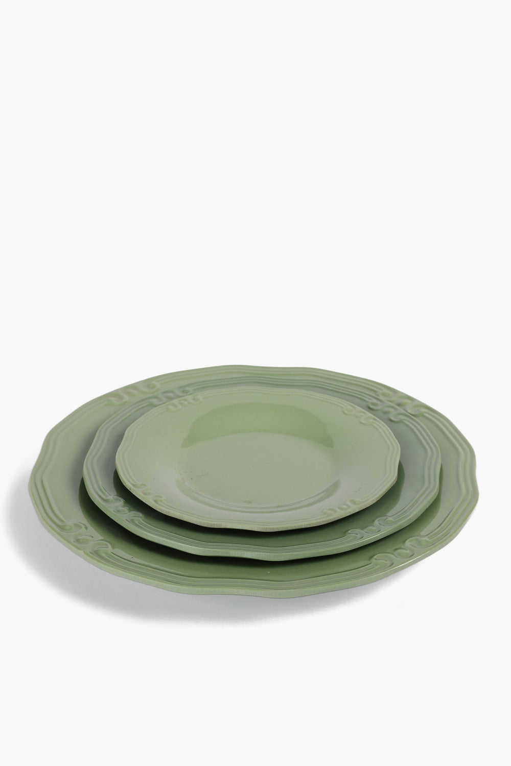 Melamine Dinner Plate with Decorative Edge (21cm)