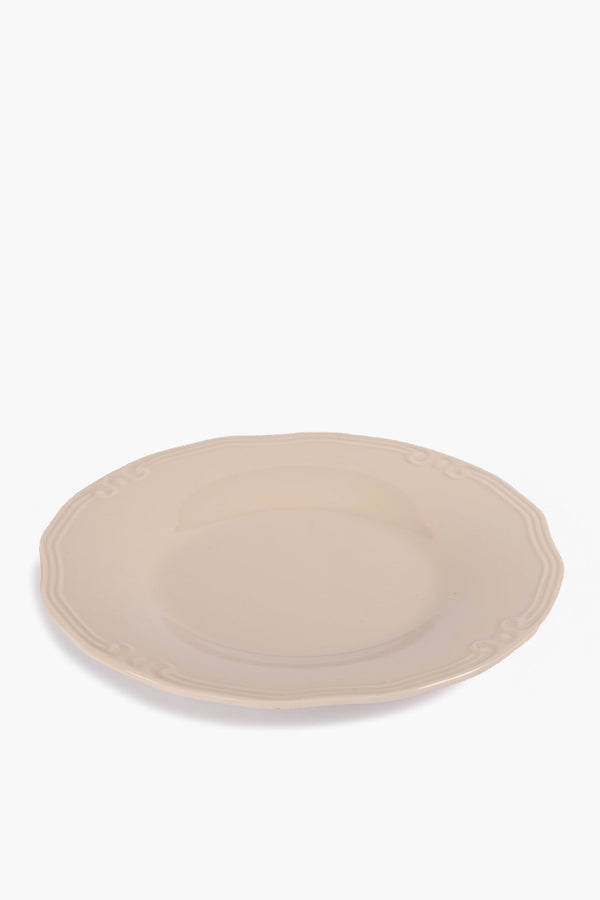 Melamine Dinner Plate with Decorative Edge (21cm)