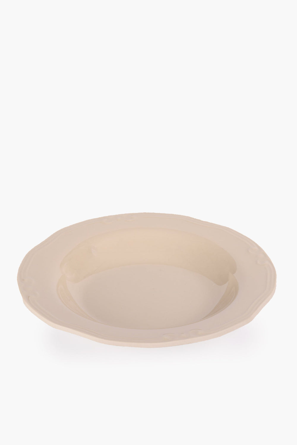 Melamine Deep Plate with Decorative Edge (23cm)