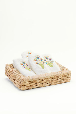 Embroidered Guest Towels (Pack of 4)