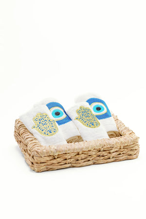 Embroidered Guest Towels (Pack of 4)