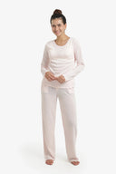 Self Pattern Pyjama Set