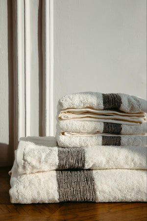 Grey Edge guest Towel (Pack of 3)
