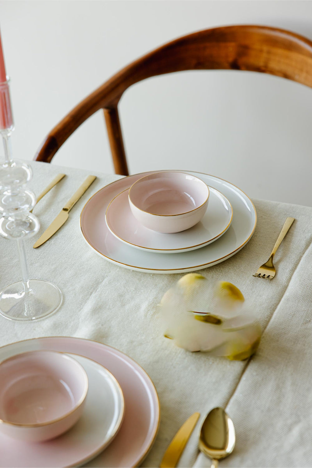 Porcelain Pink Dinner Plate (21cm)