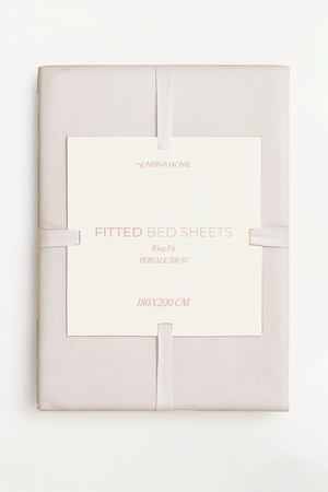 Percale Fitted King Bedsheet (TC200)