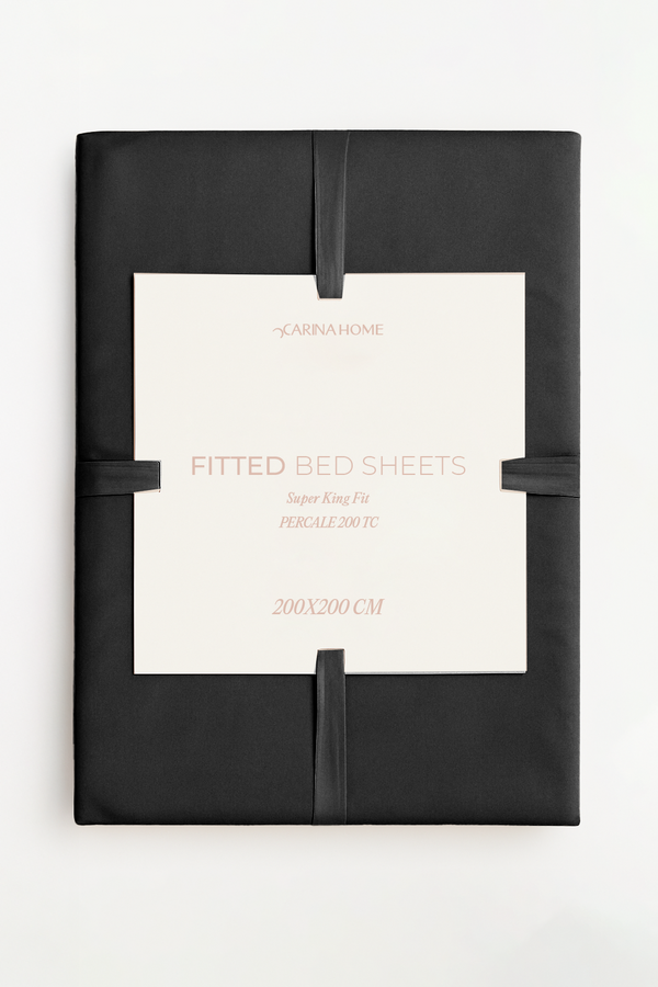 Percale Fitted Super King Bedsheet (TC200)