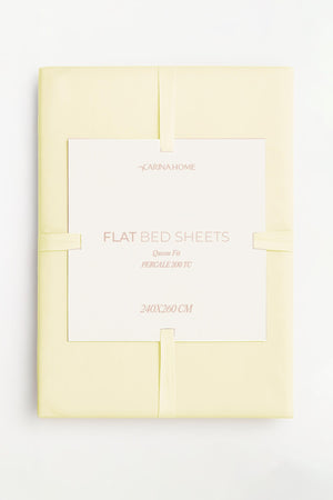 Percale Flat Queen Bedsheet (TC200)