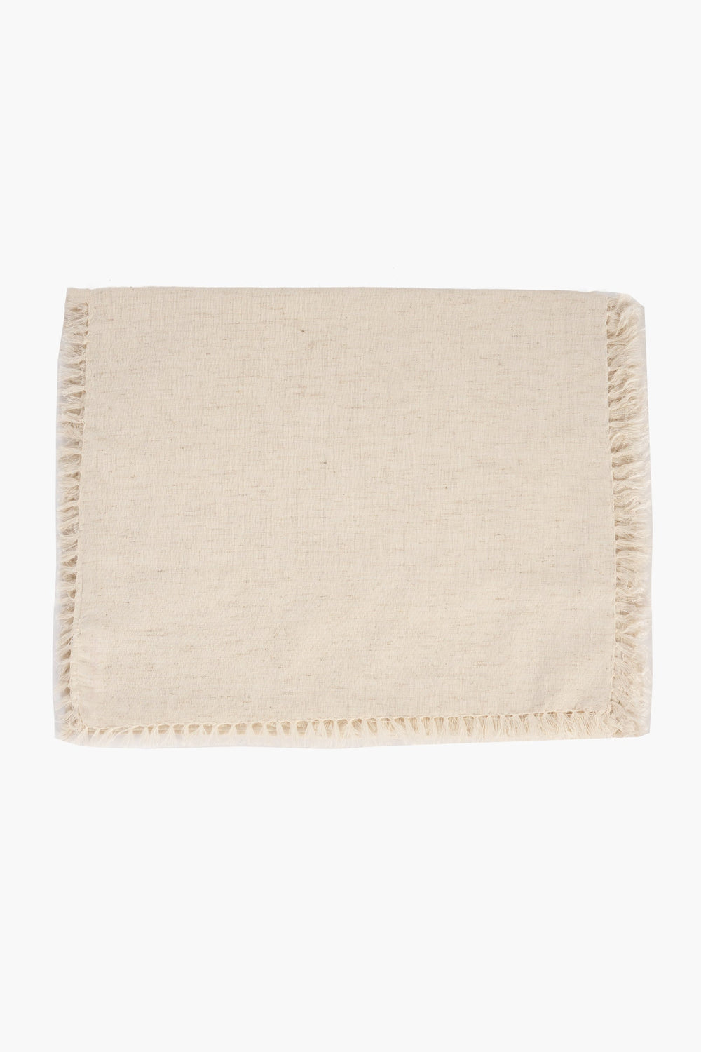 Linen Off White Table Runner
