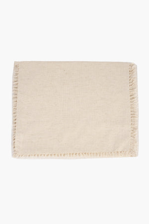 Linen Off White Table Runner