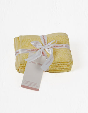 Border Face Towels (Pack of 3)