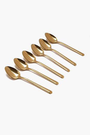 Gold Table Spoon Set (Pack of 6)