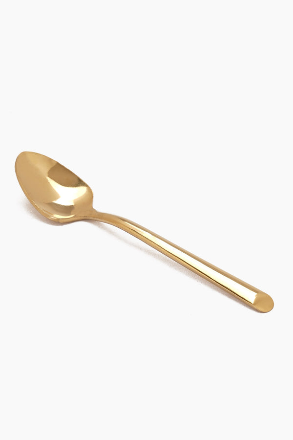 Gold Tea Spoon Set (Pack of 6)