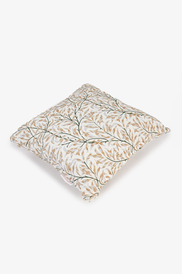 Beige Leafy Cushions