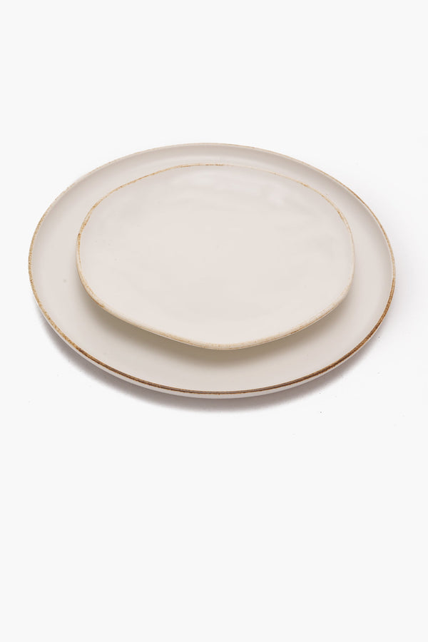 Porcelain Beige Dinner Plate (21cm)