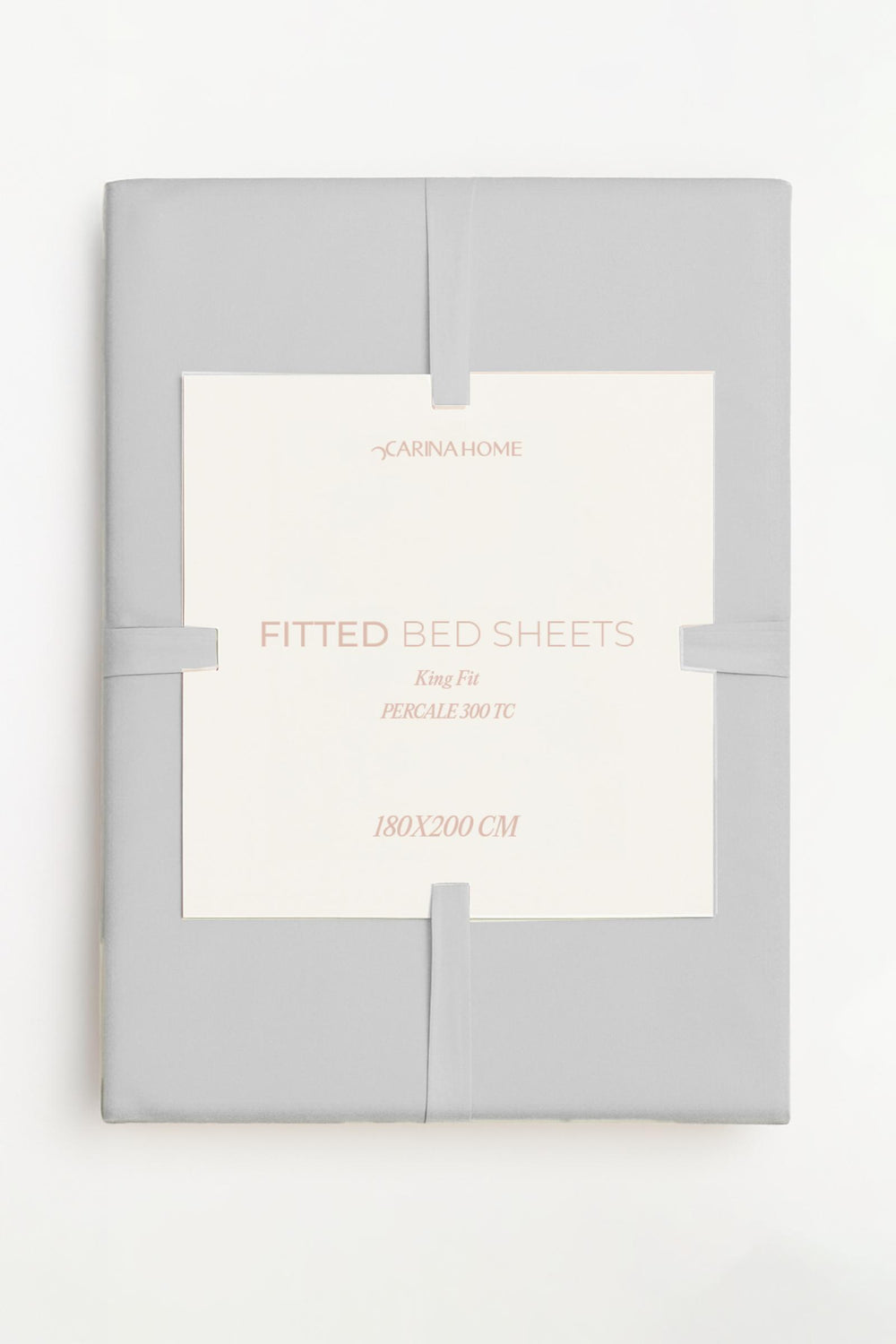 Percale Fitted King Bedsheet (TC300)