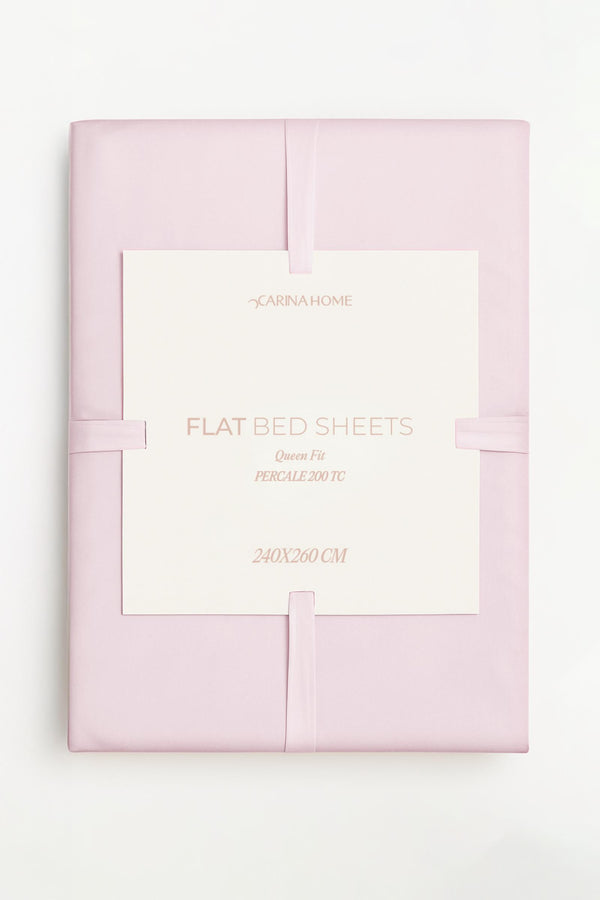 Percale Flat Queen Bedsheet (TC200)