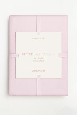 Percale Fitted Super King Bedsheet (TC200)