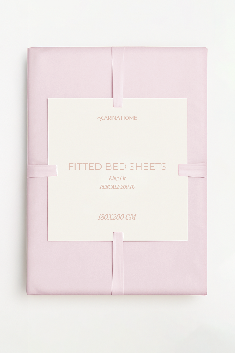 Percale Fitted King Bedsheet (TC200)