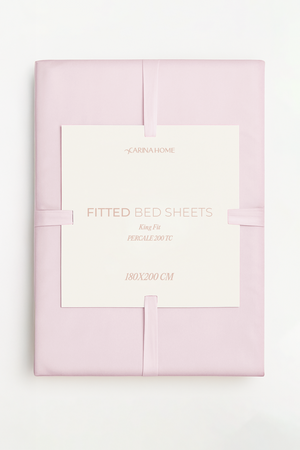 Percale Fitted King Bedsheet (TC200)