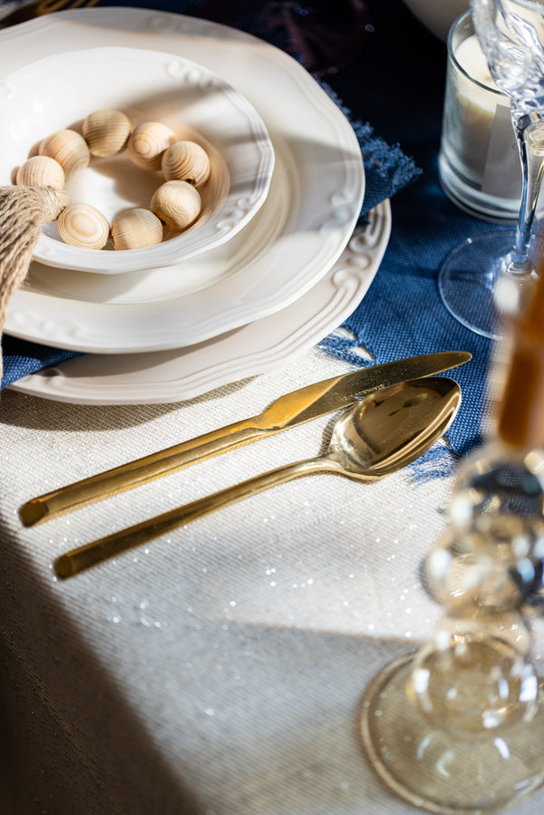 Gold Table Spoon Set (Pack of 6)