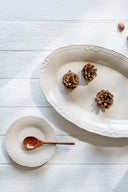 Melamine Serving Plate with Decorative Edge