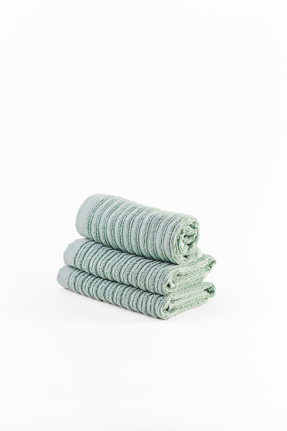 Ribbed Guest Towels (Pack of 3)