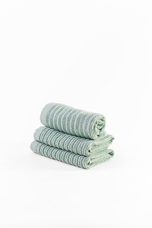 Ribbed Guest Towels (Pack of 3)