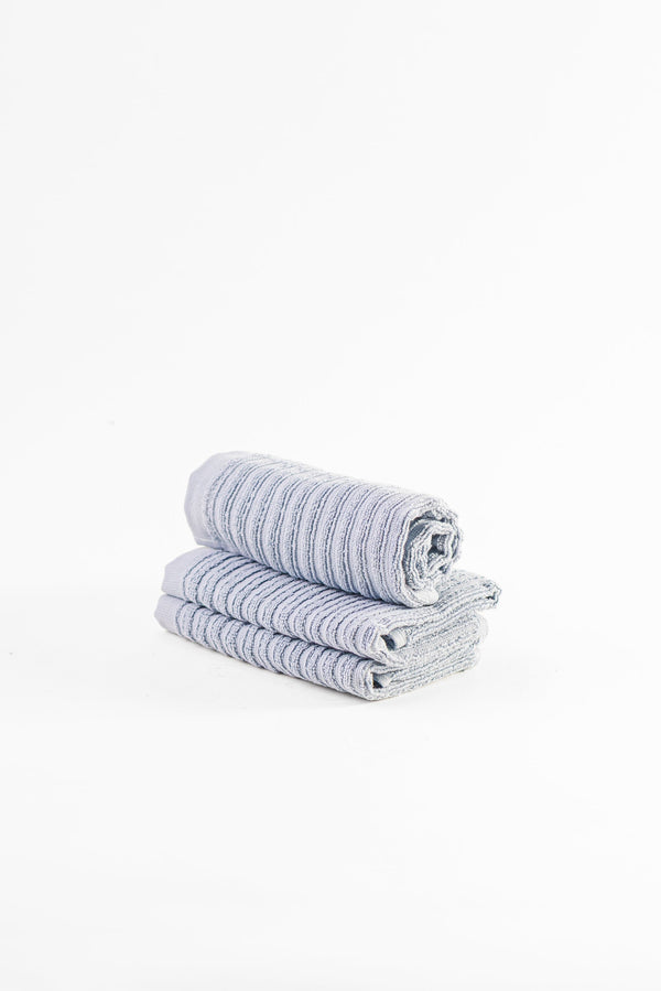 Ribbed Guest Towels (Pack of 3)