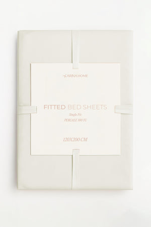 Percale Fitted Single Bedsheet (TC300)