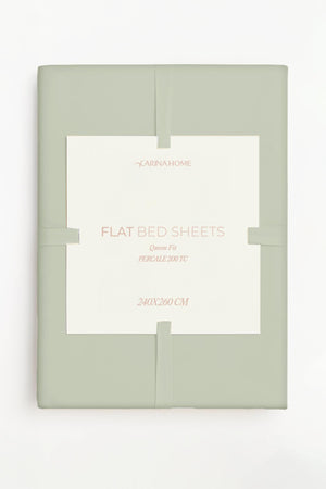 Percale Flat Queen Bedsheet (TC200)