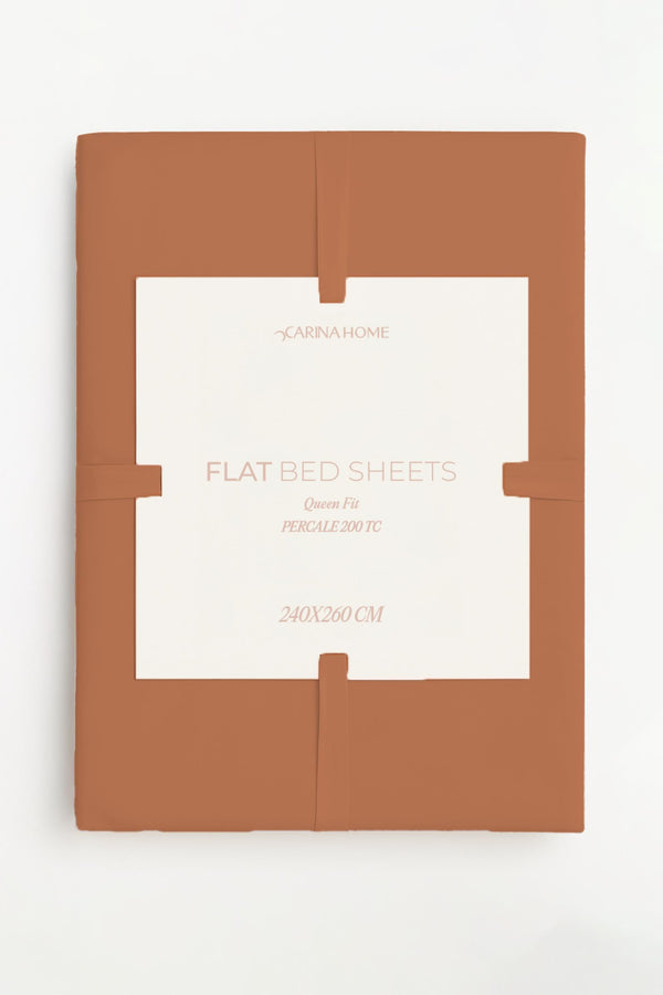 Percale Flat Queen Bedsheet (TC200)