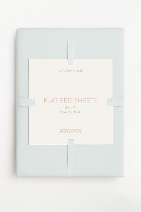 Percale Flat Queen Bedsheet (TC200)