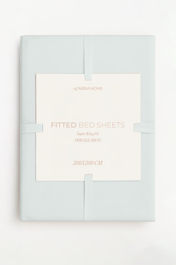 Percale Fitted Super King Bedsheet (TC200)