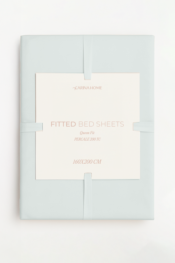 Percale Fitted Queen Bedsheet (TC200)