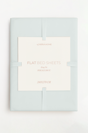 Percale Flat King Bedsheet (TC200)