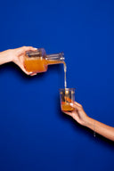 Glass Jug with Matching Cup