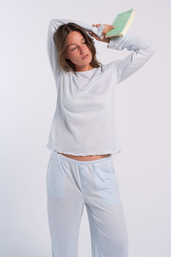 Self Pattern Pyjama Set