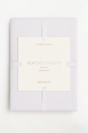 Sateen Flat Queen Bedsheet (TC600)