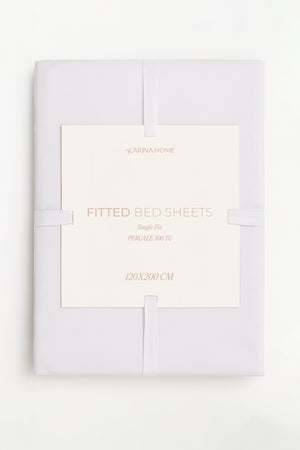 Percale Fitted Single Bedsheet (TC300)
