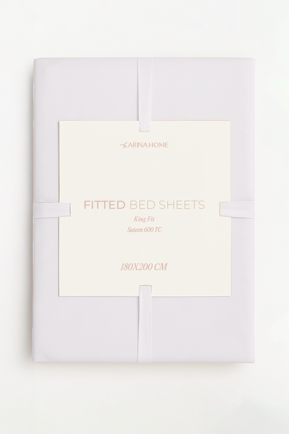 Sateen Fitted King Bedsheet (TC600)
