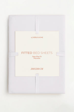 Percale Fitted Super King Bedsheet (TC600)