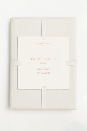 Percale Single Duvet Cover (TC300)